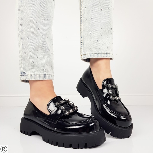 Черни лоуфъри с камъни- Eliza Bulgaria 10433