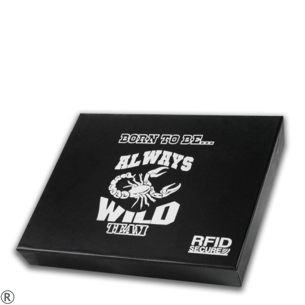 Кафяв мъжки портфейл от естествена кожа- Peterson 10449