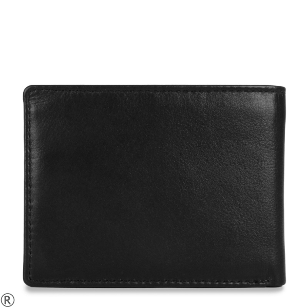 Черен мъжки портфейл от естествена кожа-  Pierre Cardin 10451