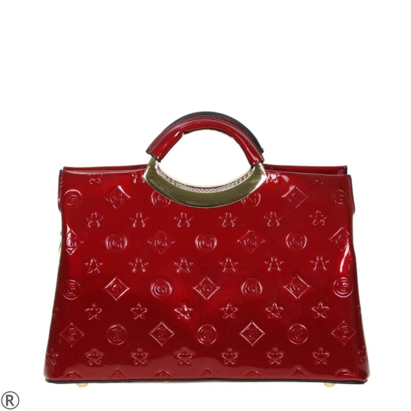 Червени дамски сандали на ток- Eliza Bulgaria 10378