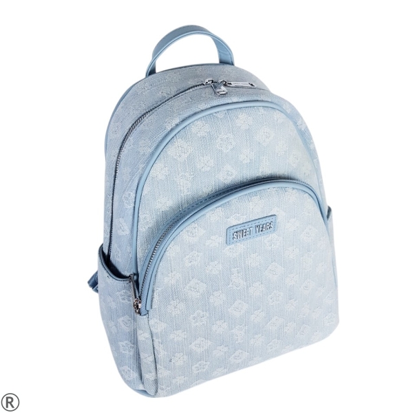 Синя дънкова раница- Brita Blue 10546