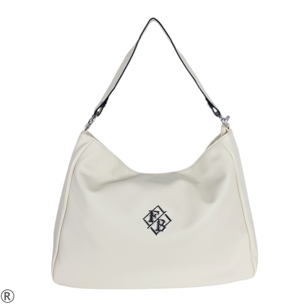 Бежова чанта тип торба- Amanda Beige 10552