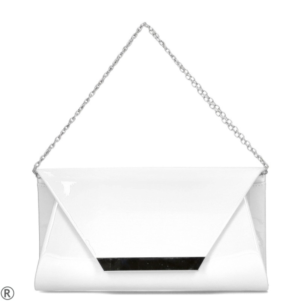 Бяла парти чанта- Morgan White 10568