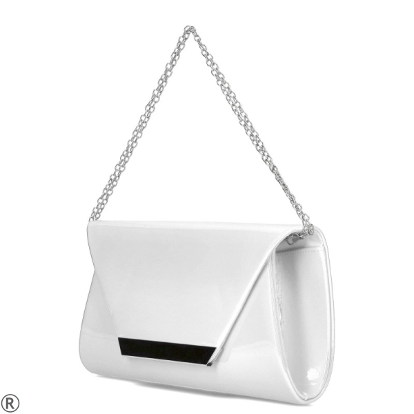 Бяла парти чанта- Morgan White 10568