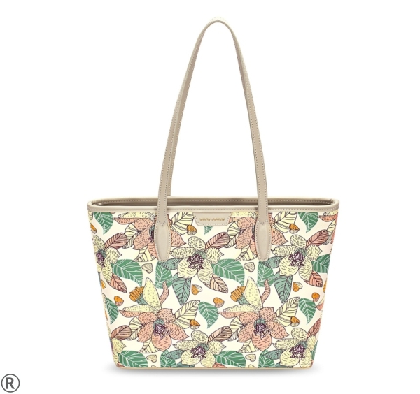 Дамска чанта с цветя- David Jones 10601