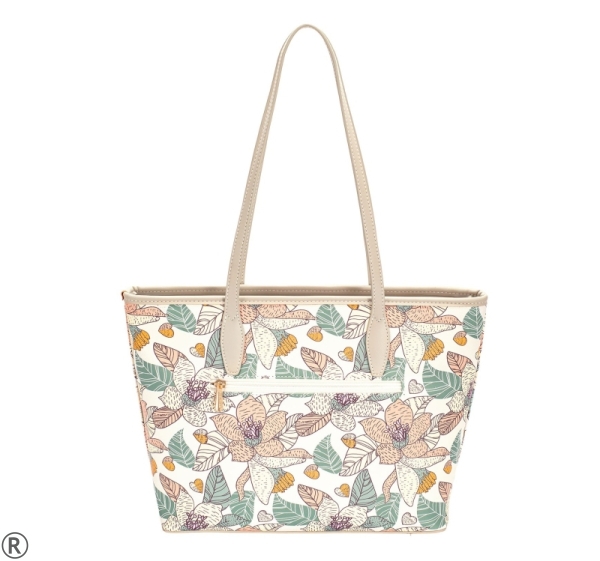 Дамска чанта с цветя- David Jones 10601