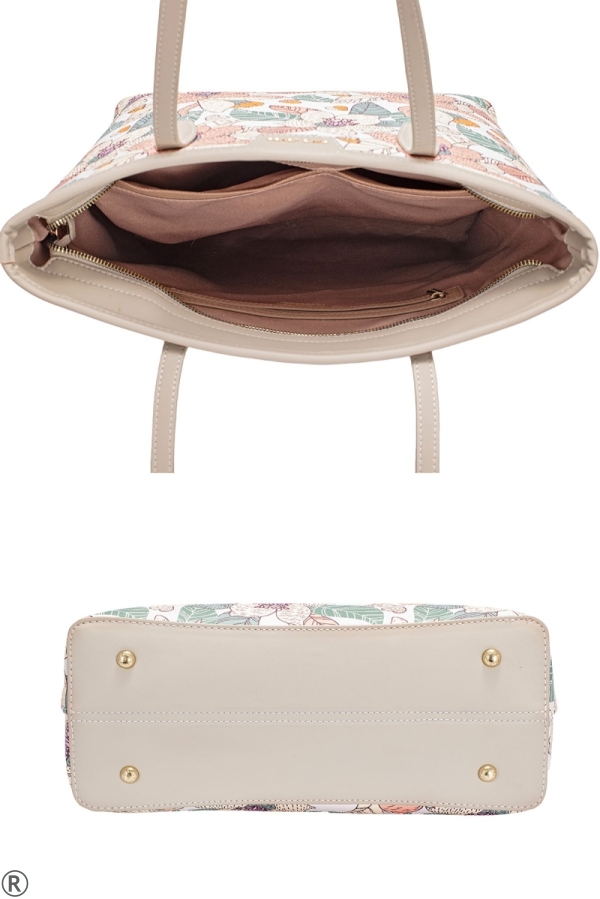 Дамска чанта с цветя- David Jones 10601