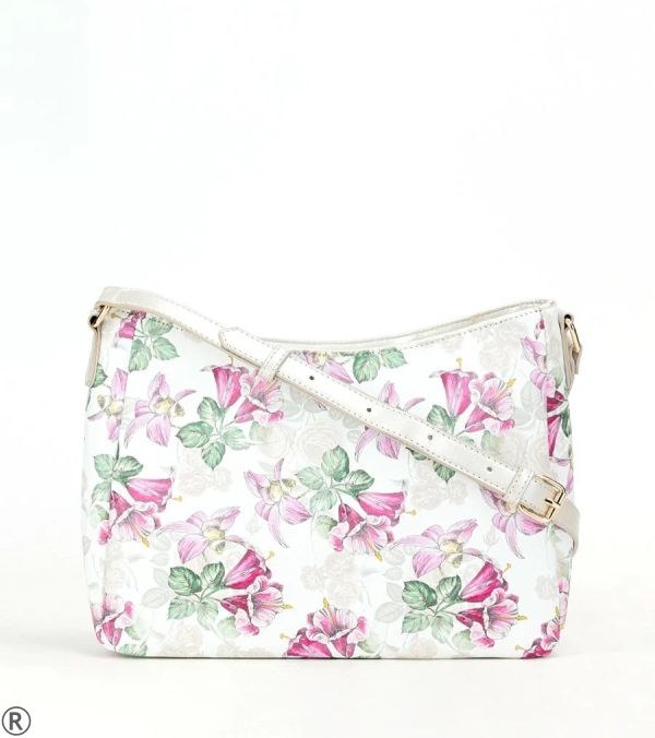 Дамска чанта за през рамо с цветя- Monnari Flowers 10604