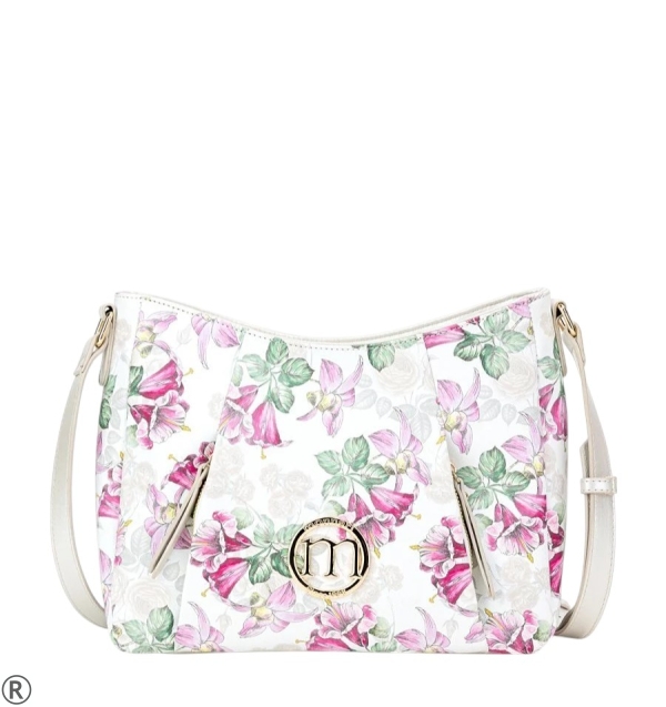 Дамска чанта за през рамо с цветя- Monnari Flowers 10604