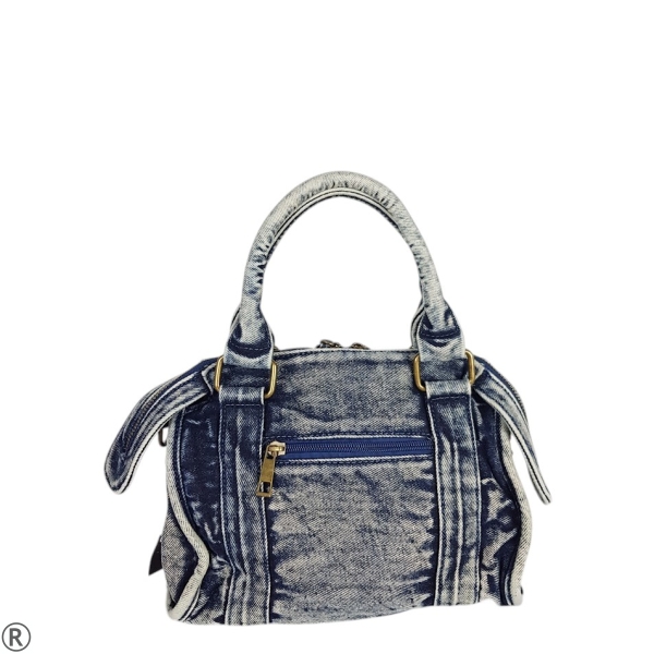 Синя дънкова чанта- Greta Blue 10626