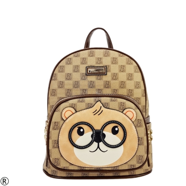 Дамски бежови лоуфъри- Krina Beige 10301