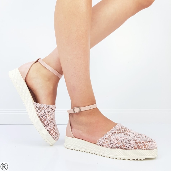 Розови летни обувки- Mia Pink 10691