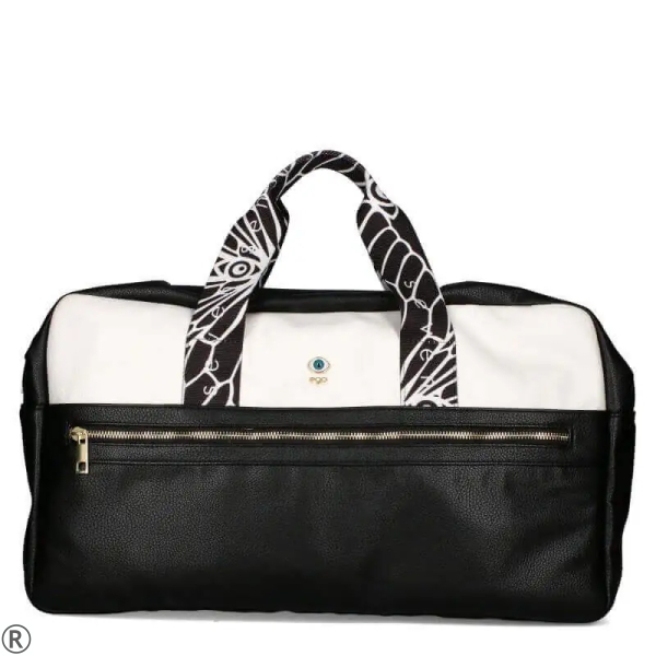 Голяма дамска чанта-сак в черен цвят- EGO Black 10966