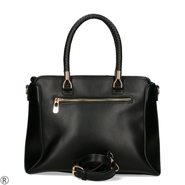 Твърда черна чанта- FEMESTAGE Black 10993