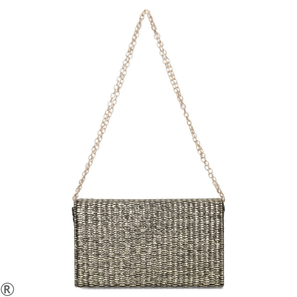 Златиста вечерна чанта- FEMESTAGE 11018