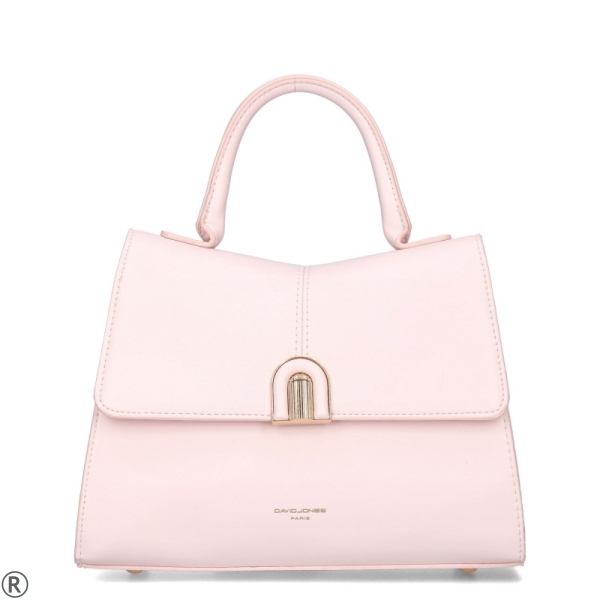 Розова твърда чанта- DAVID JONES Pink 11025