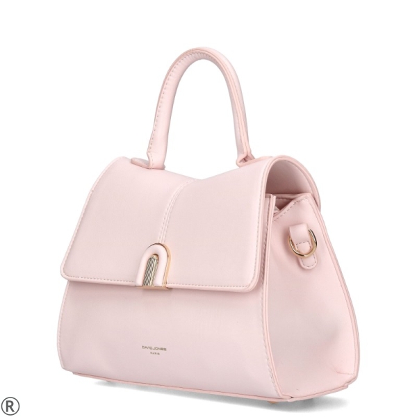 Розова твърда чанта- DAVID JONES Pink 11025