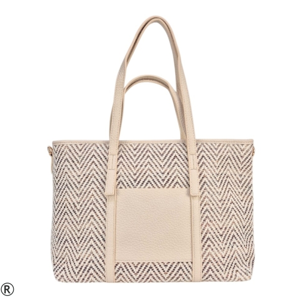 Бели ежедневни сандали на широк ток- Zalia White 10356