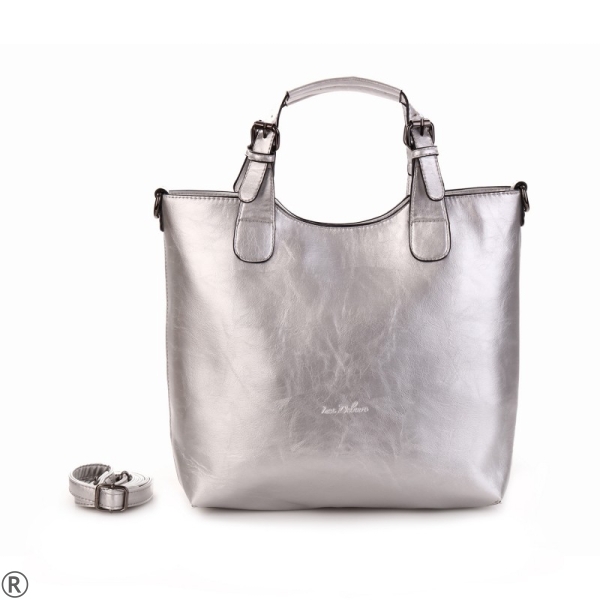 Сребърни сандали на висок ток- Tera Silver 10320