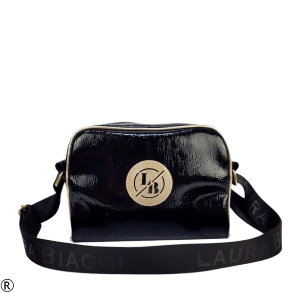 Черни кожени чехли- Greta Black 10410