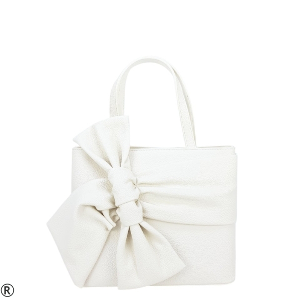 Сандали на ток и платформа от естествена кожа- Zara White 8970