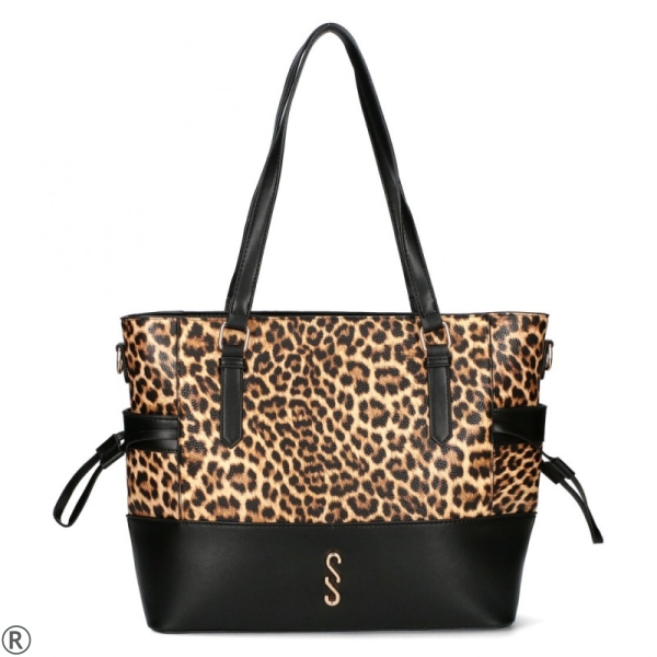 Леопардови кецове на платформа- Aisha 10140