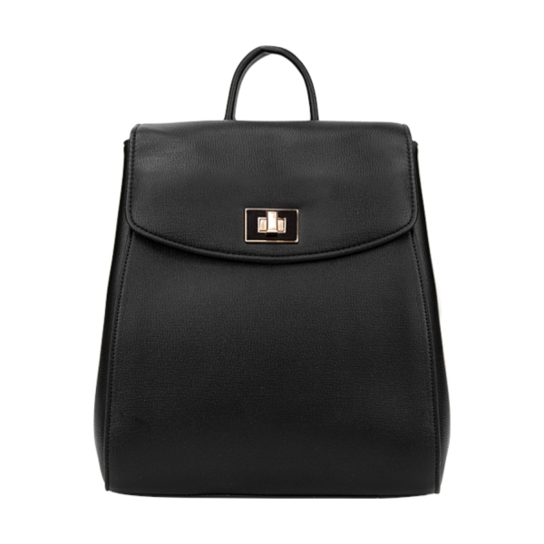 Черни маратонки от естествена кожа- Mira Black 11114