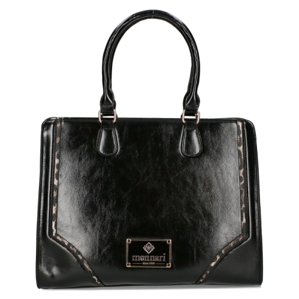 Стилна черна чанта- Monnari 11437