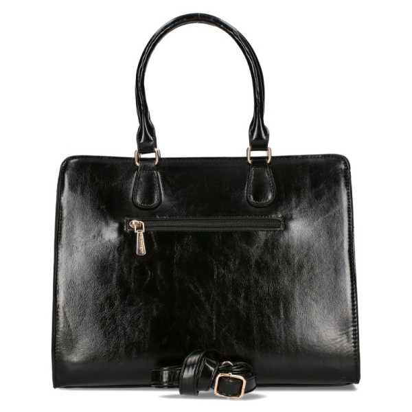 Стилна черна чанта- Monnari 11437