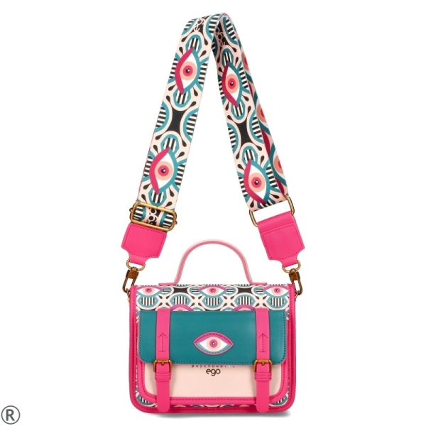 Цикламени сникърси от естествен велур- Amelia Pink 11196