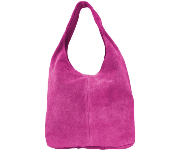 Велурена чанта цвят фуксия- Amanda Fuchsia 11516