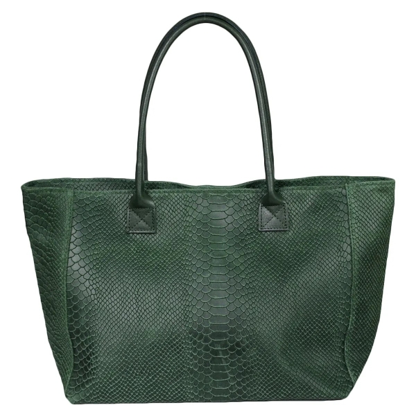 Зелени боти от естествен велур с връзки- Tamaris Green 11179