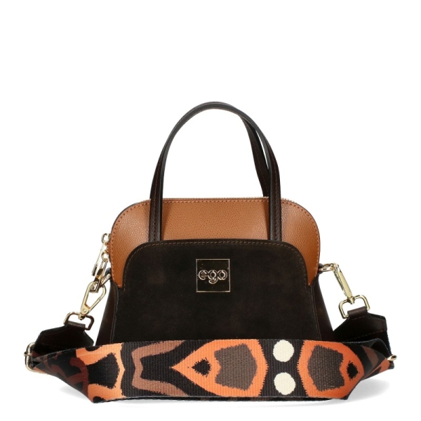 Чанта от естествена кожа с две лица- EGO Kamel 11585