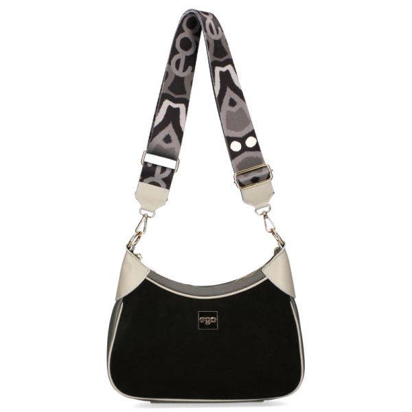 Кафява чанта от естествен велур- EGO Grey 11592