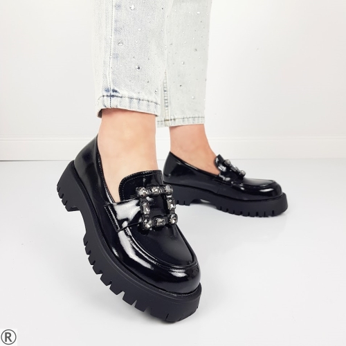 Черни лоуфъри с камъни- Eliza Bulgaria 10433