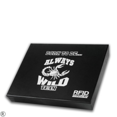 Кафяв мъжки портфейл от естествена кожа- Peterson 10449