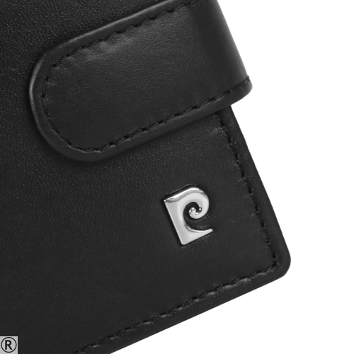 Черен мъжки портфейл от естествена кожа- Pierre Cardin 10455