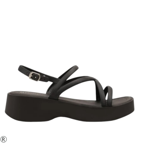 Черни сандали на платформа- Morgan Black 10527