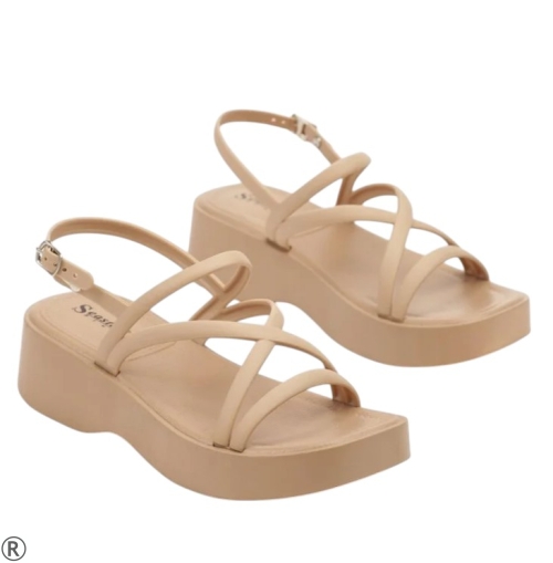 Сандали на платформа в цвят каки- Morgan Khaki 10528