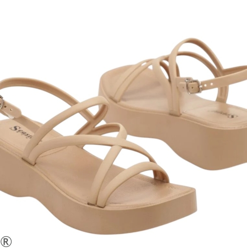 Сандали на платформа в цвят каки- Morgan Khaki 10528