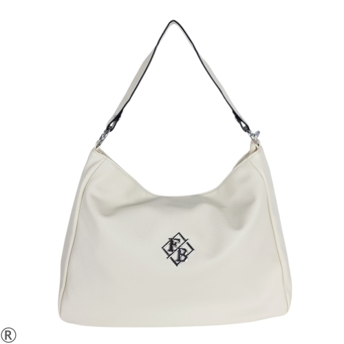 Бежова чанта тип торба- Amanda Beige 10552