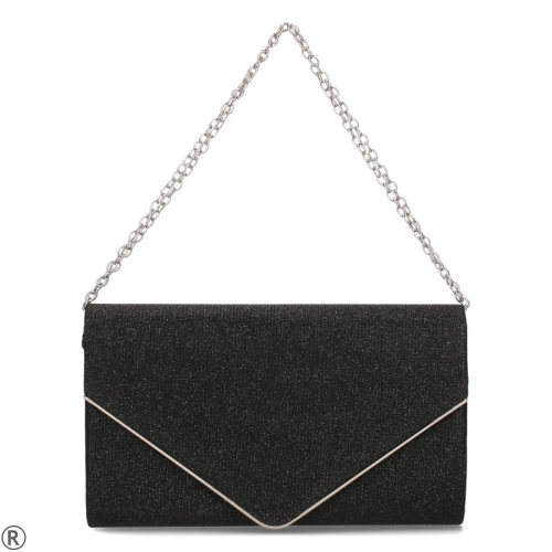 Черна елегантна чанта- Mika Black 10567