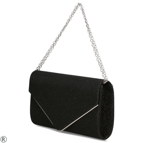 Черна елегантна чанта- Mika Black 10567