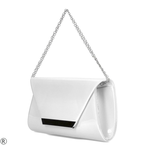 Бяла парти чанта- Morgan White 10568