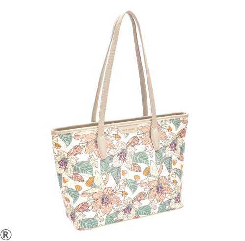 Дамска чанта с цветя- David Jones 10601