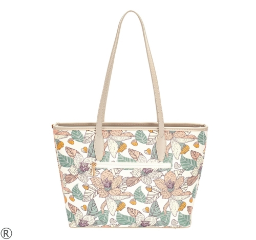 Дамска чанта с цветя- David Jones 10601