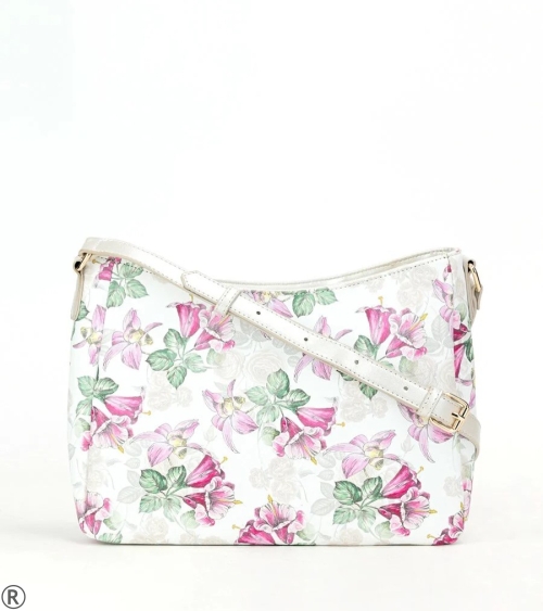 Дамска чанта за през рамо с цветя- Monnari Flowers 10604