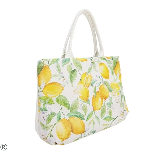 Дамска чанта с лимони- Laura Biaggi 10638
