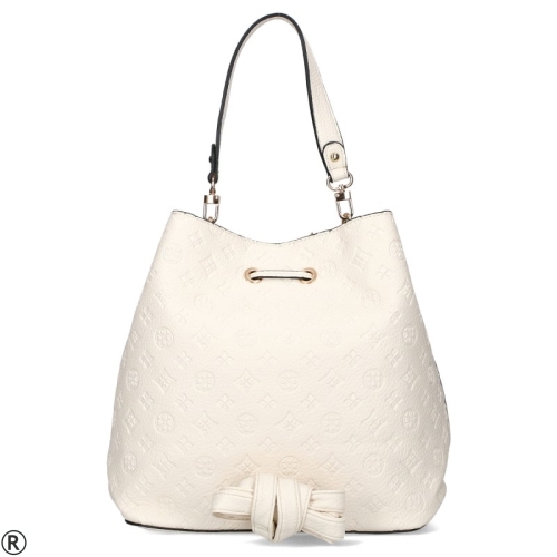 Бели плетени мокасини - Amanda White 10362