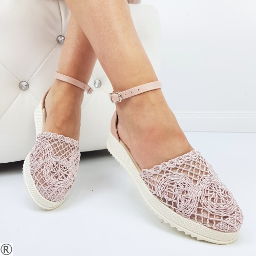 Розови летни обувки- Mia Pink 10691